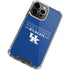 University of Kentucky Wildcats iPhone 15 Pro Clear Case